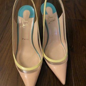 Christian Louboutin Paulina Sling 100 PVC Sling